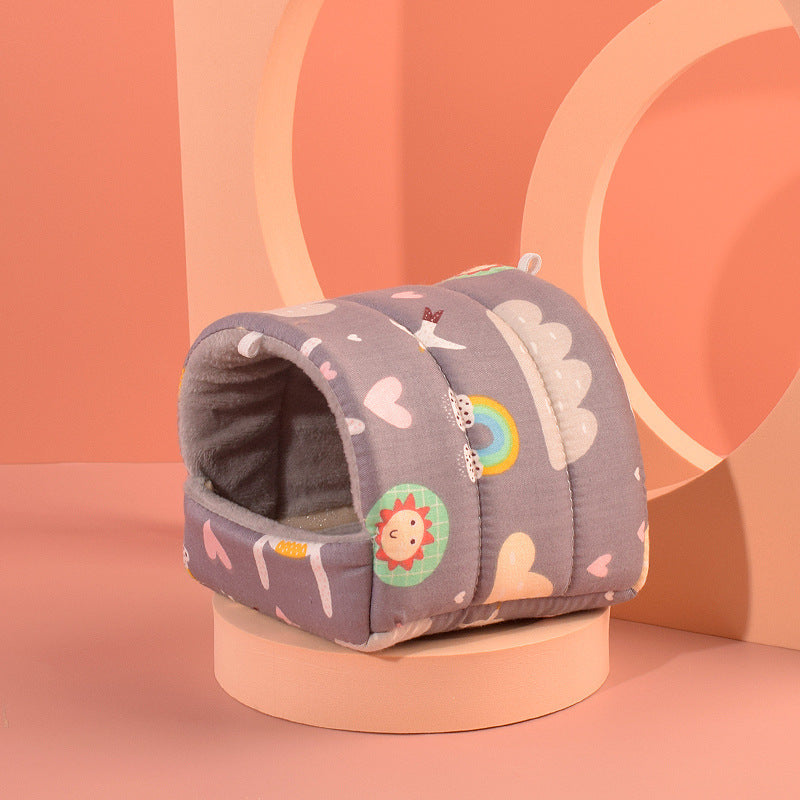 Premium Cotton Hamster Nest - Cozy Sleeping Den for Small Pets