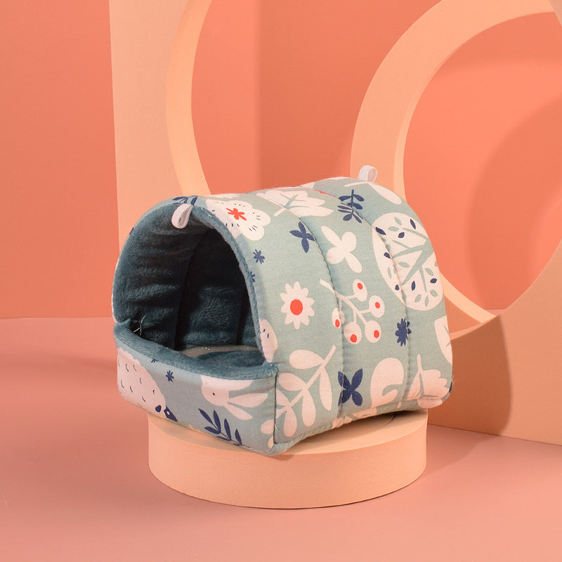 Premium Cotton Hamster Nest - Cozy Sleeping Den for Small Pets