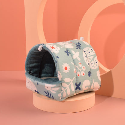 Premium Cotton Hamster Nest - Cozy Sleeping Den for Small Pets
