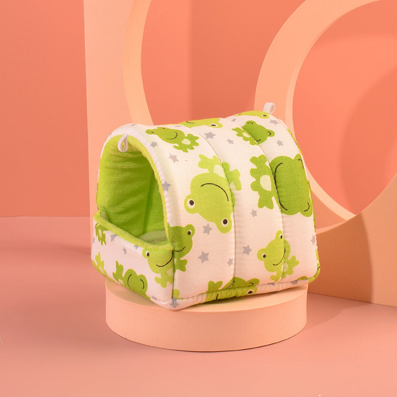 Premium Cotton Hamster Nest - Cozy Sleeping Den for Small Pets