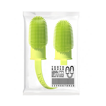 Professional Pet Finger Toothbrush Set - Easy Dental Care for Dogs & Cats