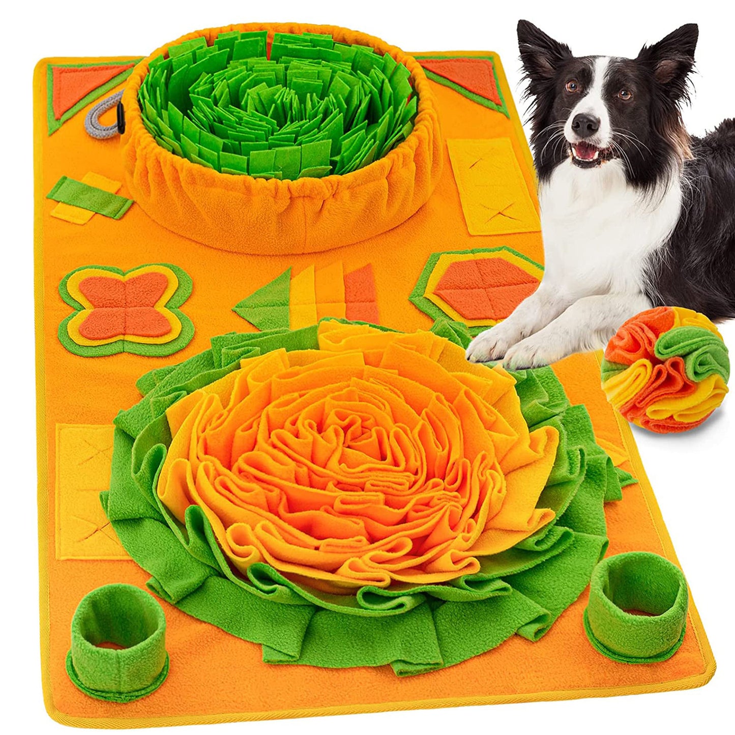 Interactive Pet Snuffle Mat - Mental Stimulation Puzzle Toy for Dogs