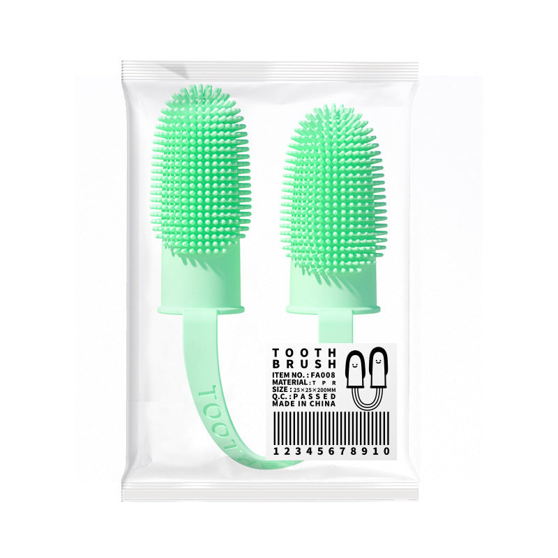Professional Pet Finger Toothbrush Set - Easy Dental Care for Dogs & Cats
