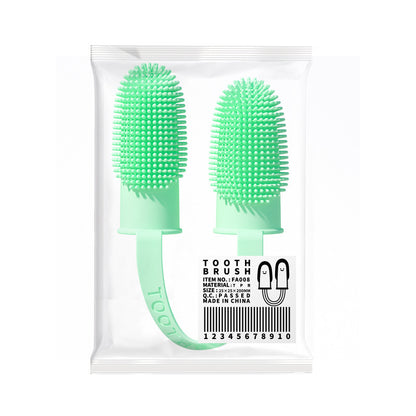 Professional Pet Finger Toothbrush Set - Easy Dental Care for Dogs & Cats