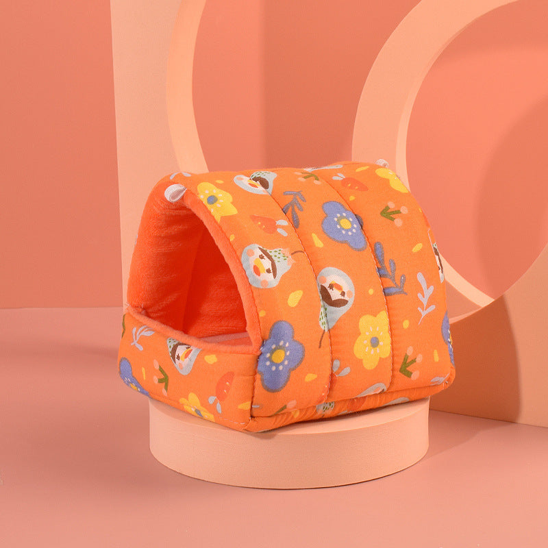 Premium Cotton Hamster Nest - Cozy Sleeping Den for Small Pets
