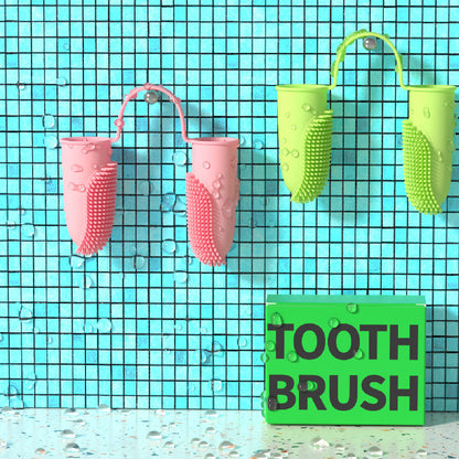 Professional Pet Finger Toothbrush Set - Easy Dental Care for Dogs & Cats