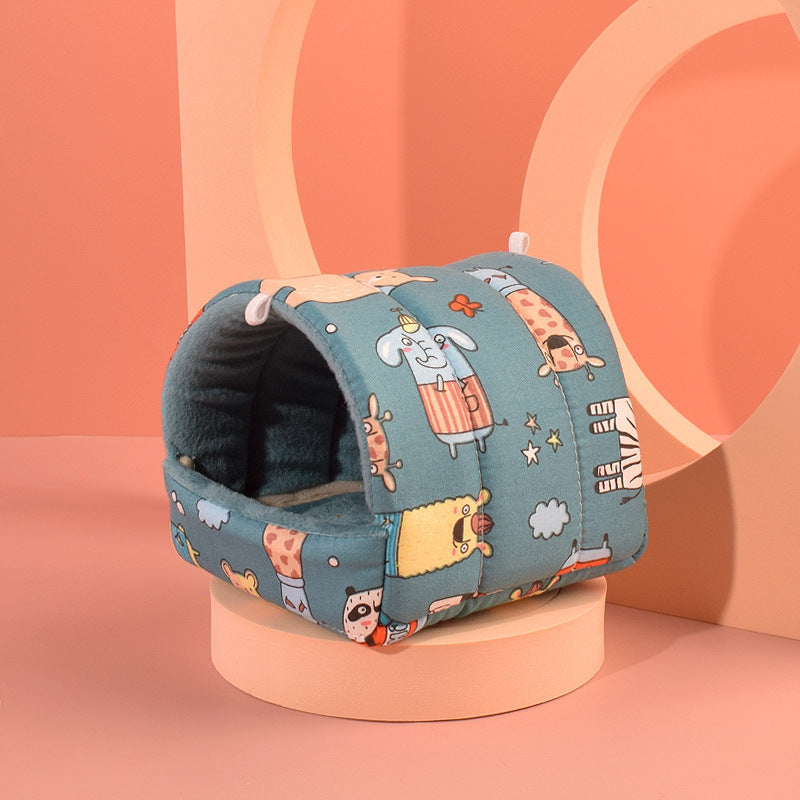 Premium Cotton Hamster Nest - Cozy Sleeping Den for Small Pets