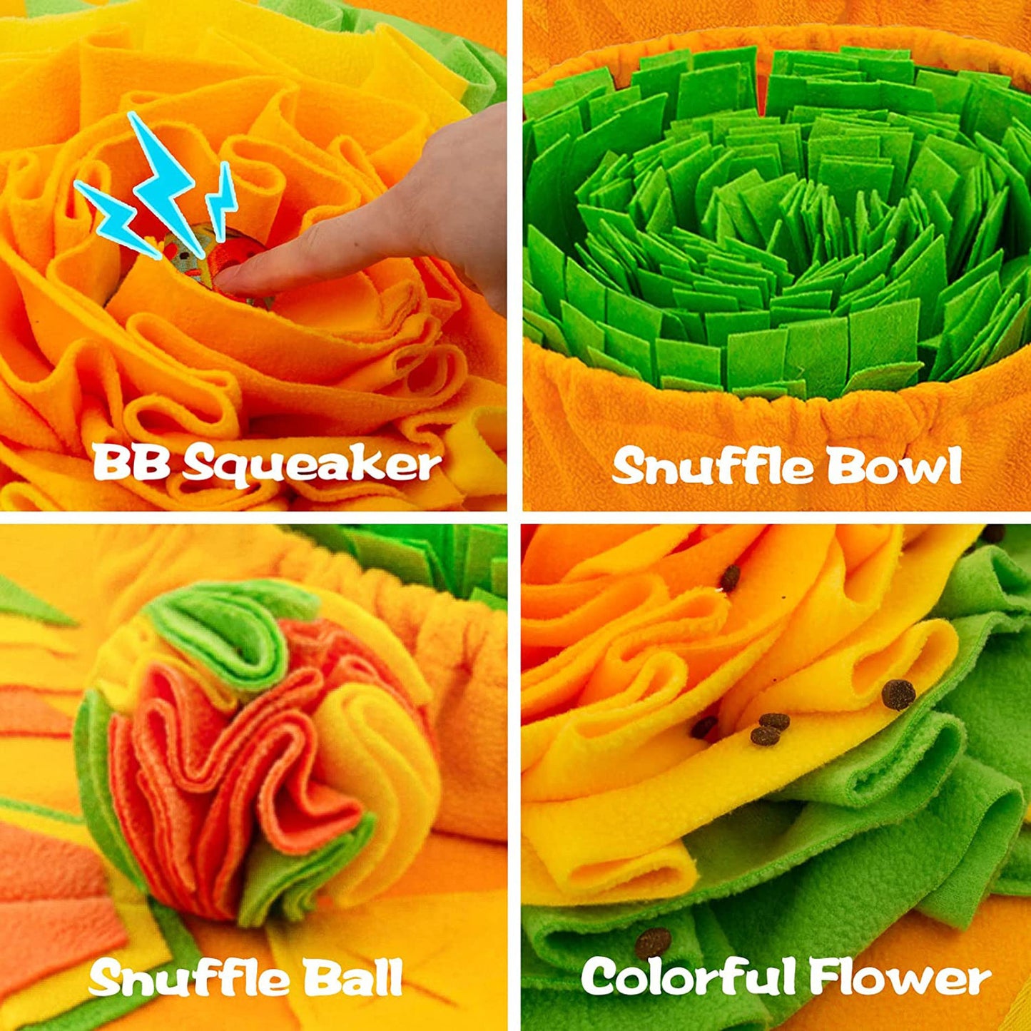Interactive Pet Snuffle Mat - Mental Stimulation Puzzle Toy for Dogs