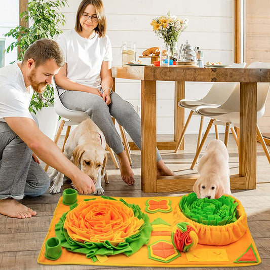 Interactive Pet Snuffle Mat - Mental Stimulation Puzzle Toy for Dogs